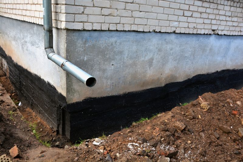 Resloping near foundation