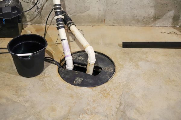 Interior Basement Drainage in Clearwater